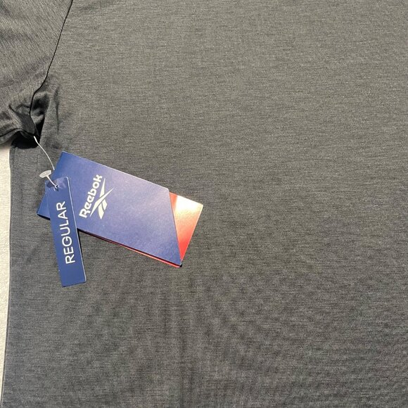 Reebok Men's Regular Fit Gray Tee Shirt, Size M, New - Picture 6 of 9